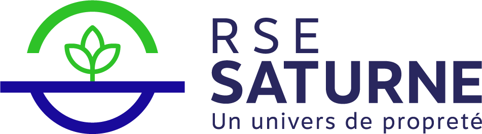 Le Groupe Saturne - RSE - Environnement - Logo - Nettoyage professionnel - Entreprise de nettoyage
