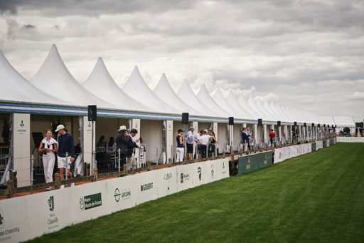CHANTILLY, FRANCE - JULY 08 : The VIP lodges are illustrated at the Masters of Chantilly, on July 08, 2021 in Chantilly, France. (Photo by Alexis Anice/ALeA/EEM)